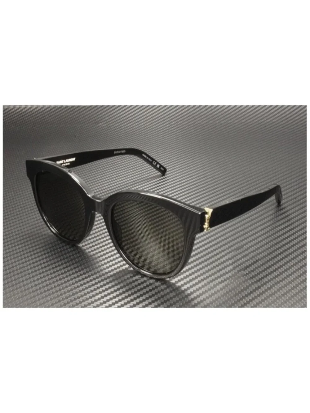 New Yves Saint Laurent Women  Black Sunglasses  52- 21- 140